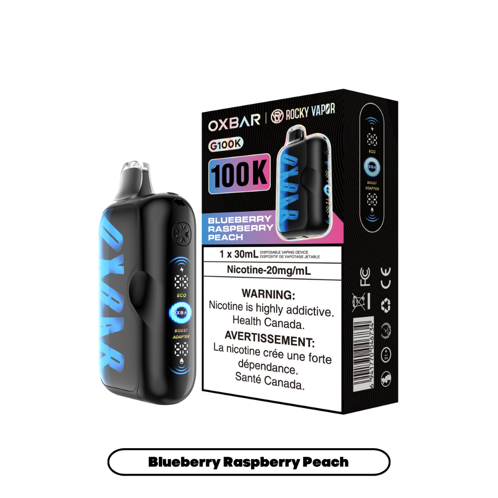 Rocky Vapor Oxbar G100K - Blueberry Raspberry Peach