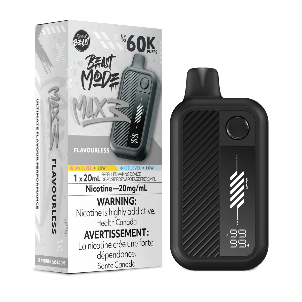 Beast Mode Max 3 60K - Flavourless