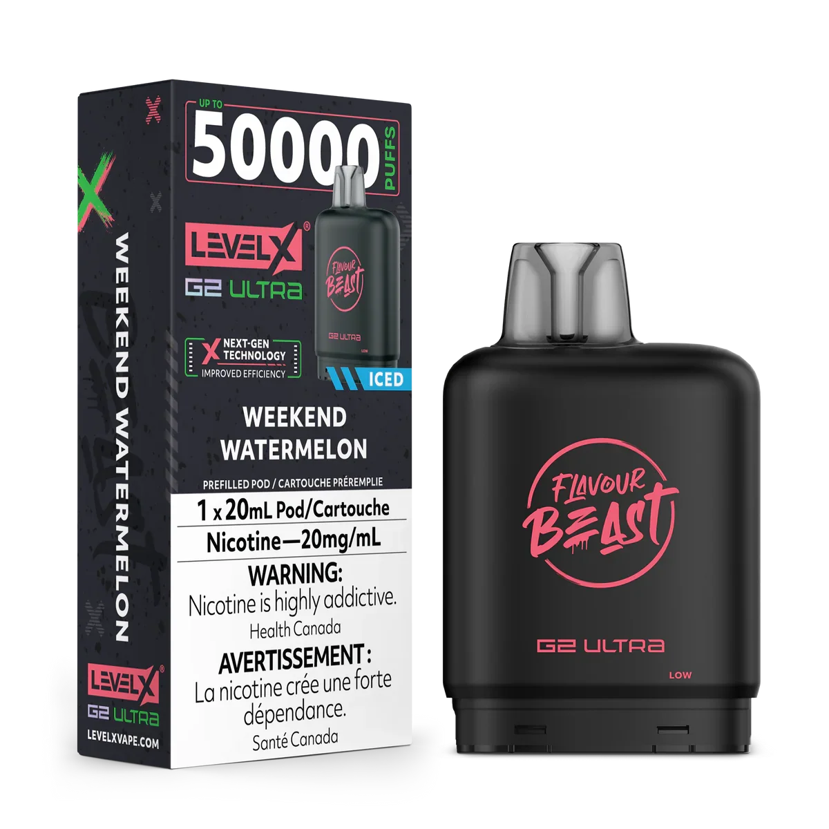 Level X Boost G2 Pods (Flavour Beast)