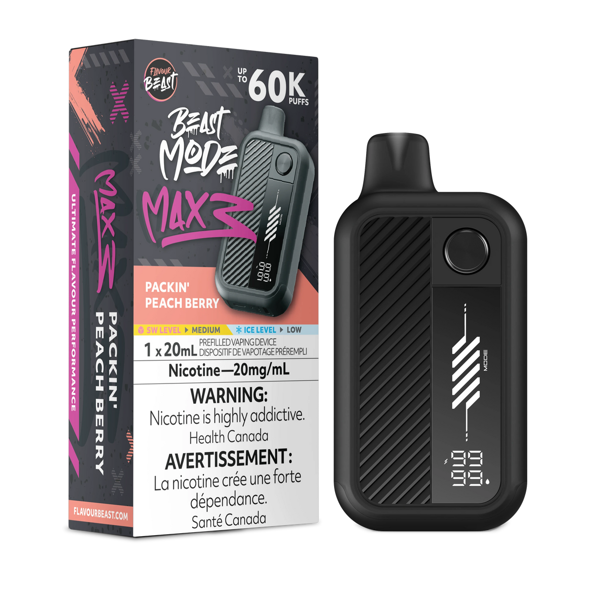 Beast Mode Max 3 60K - Packin Peach Berry