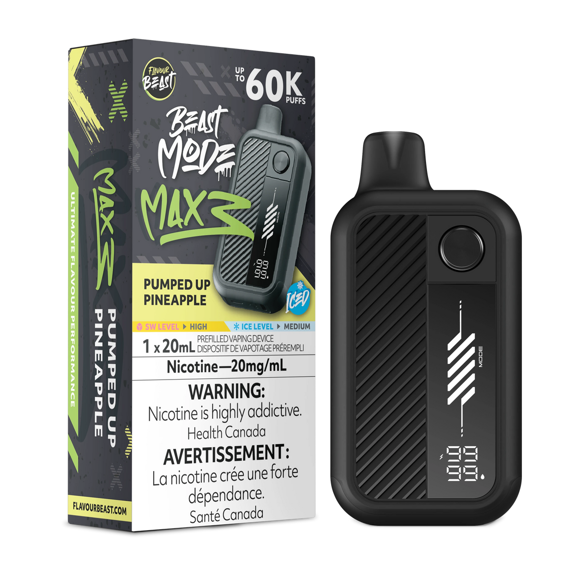 Beast Mode Max 3 60K - Pumped Up Pineapple