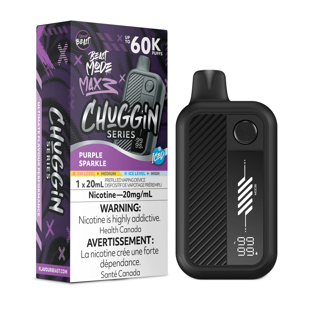 Beast Mode Max 3 60K - Purple Sparkle