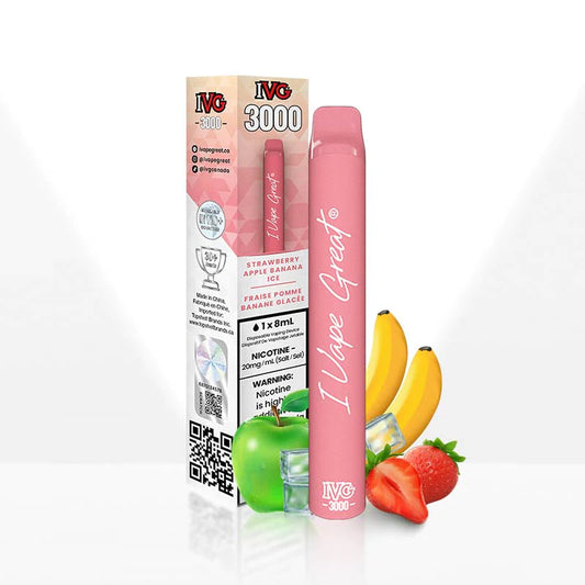 IVG Bar 3000 - Strawberry Apple Banana Ice