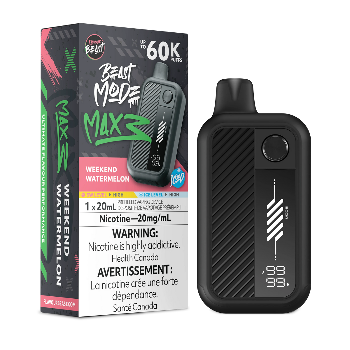 Beast Mode Max 3 60K - Weekend Watermelon