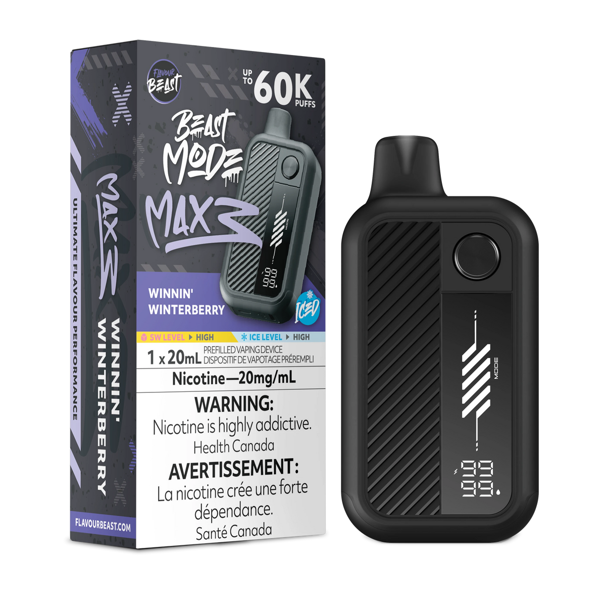 Beast Mode Max 3 60K - Winnin' Winterberry Iced